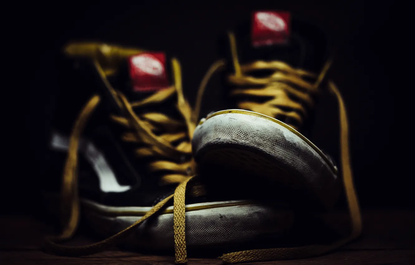 Photo wallpaper sneakers, photographer, photography, laces, photographer, Björn Wunderlich