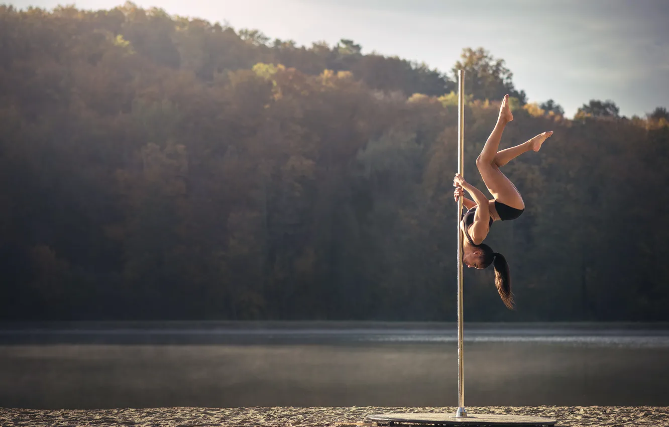 Photo wallpaper dance, pole, acrobatics, Chris Silya, not a strip