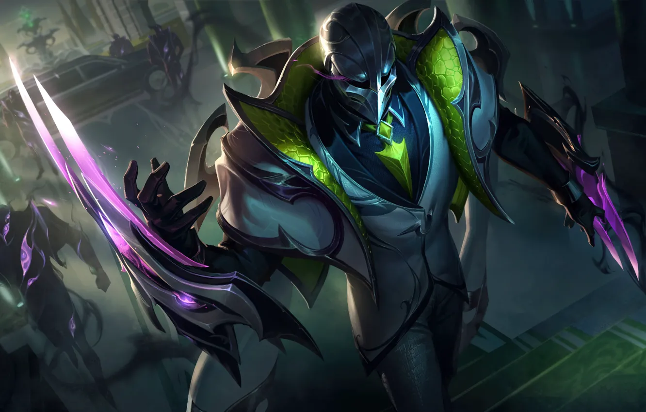 Photo wallpaper the game, character, League of Legends, LOL, League Of Legends, Zed, Riot Games, Debonair