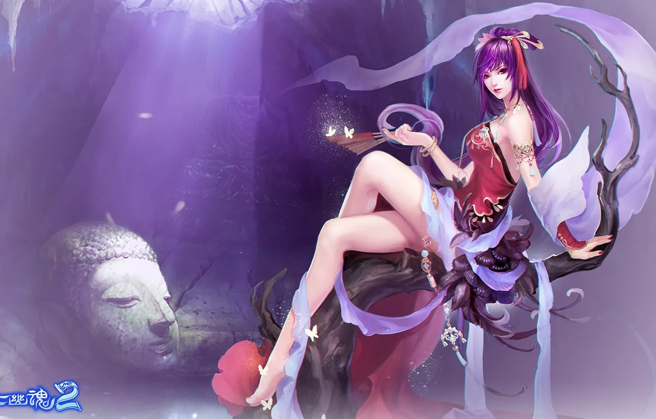 Photo wallpaper girl, magic, the game, fan, MAG, NPC, the Ghost's story 2