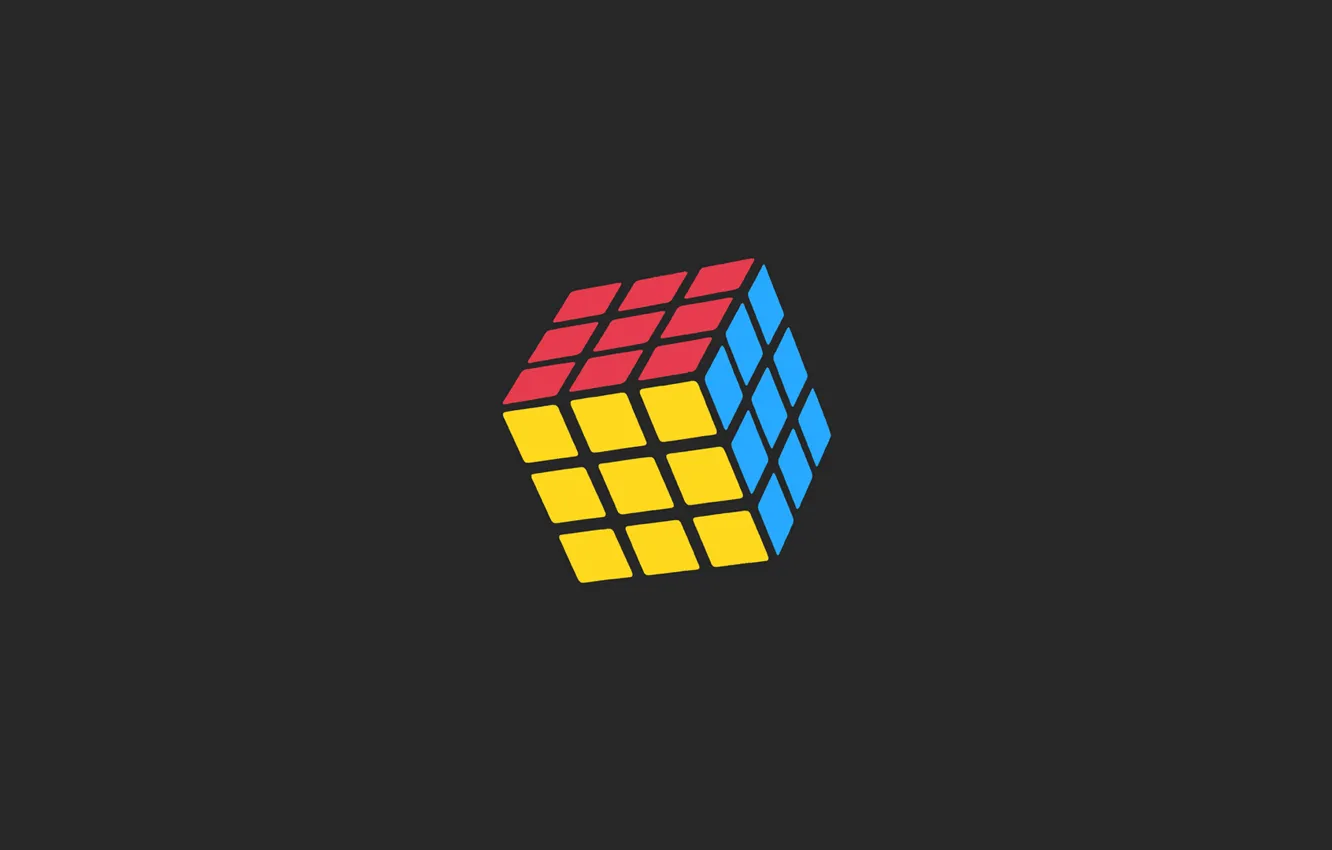 Photo wallpaper Rubik's cube, puzzle, task