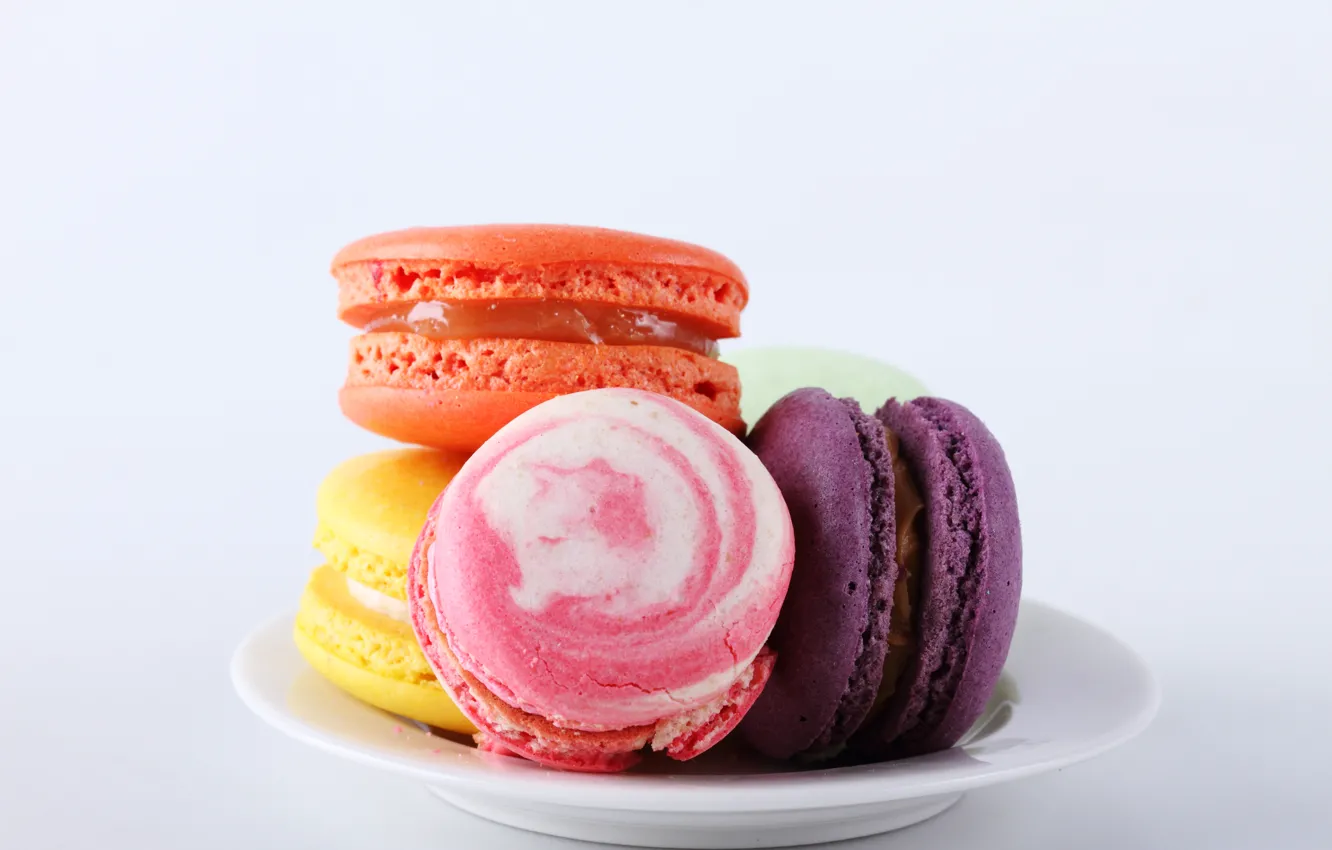 Photo wallpaper cookies, dessert, sweet, dessert, cookies, macaron, almond, macaroon