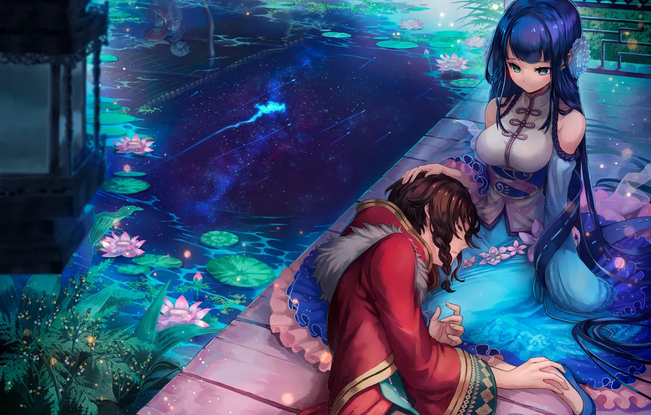 Photo wallpaper kawaii, game, anime, pretty, asian, japanese, oriental, asiatic