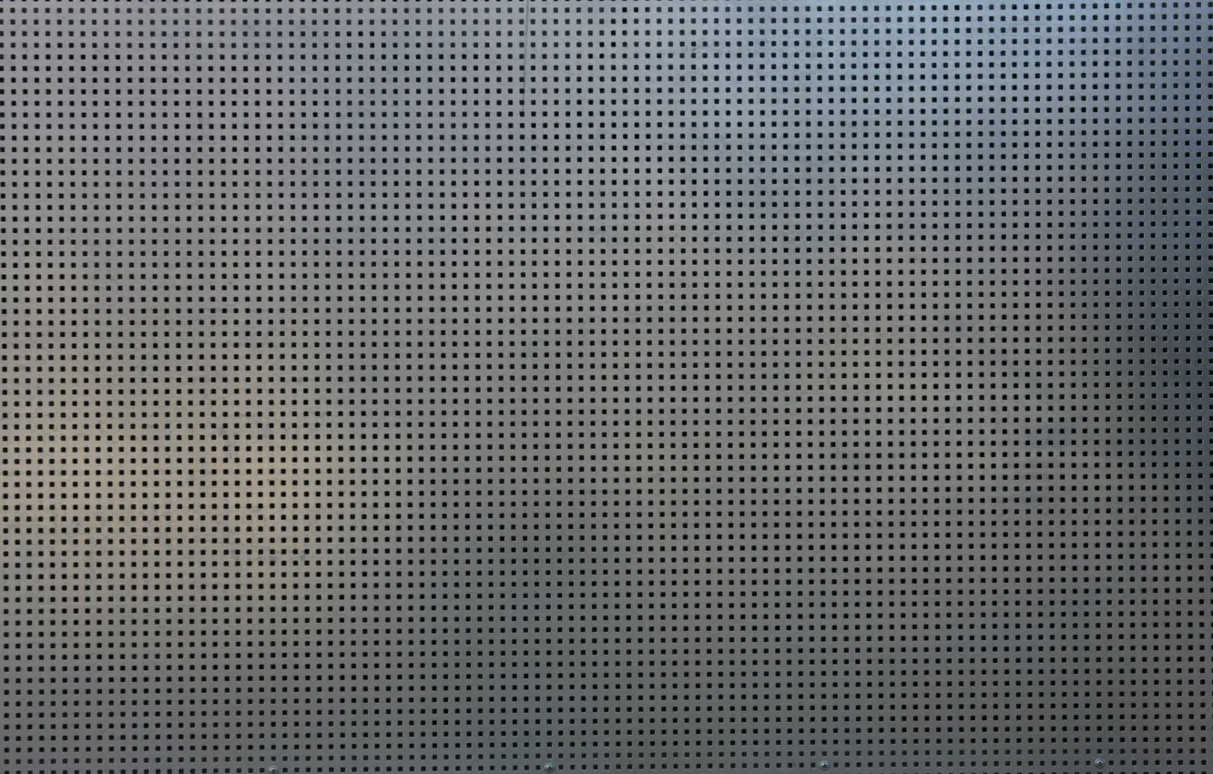 Photo wallpaper grille, metal, holes