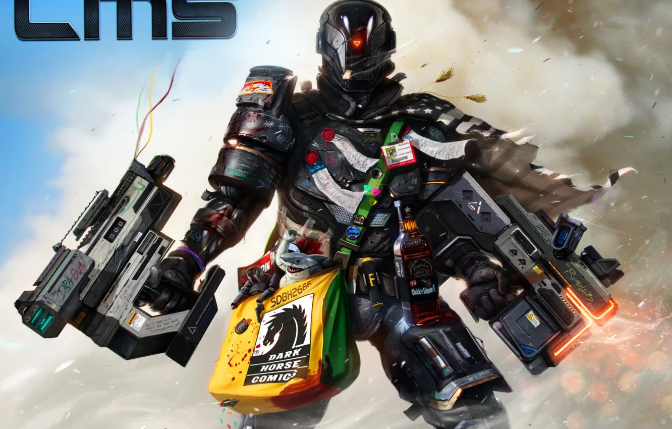 Photo wallpaper weapons, armor, soldiers, Last Man Standing: Killbook of a Bounty Hunter