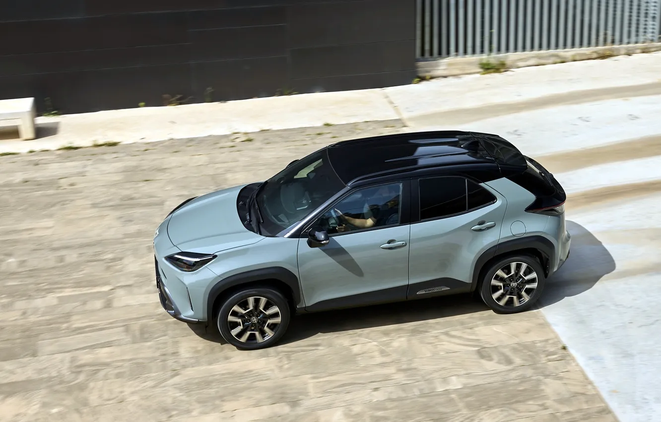 Photo wallpaper machine, car, toyota yaris cross hybrid premiere edition