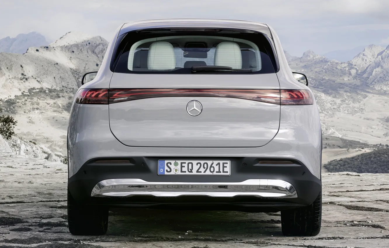 Photo wallpaper Mercedes-Benz, SUV, EQS, Electric Art