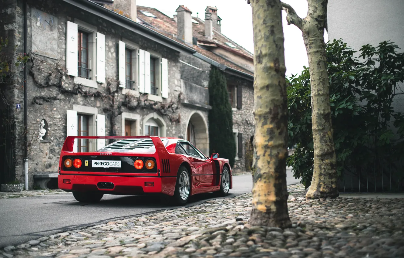 Photo wallpaper car, wallpaper, Ferrari, Supercar