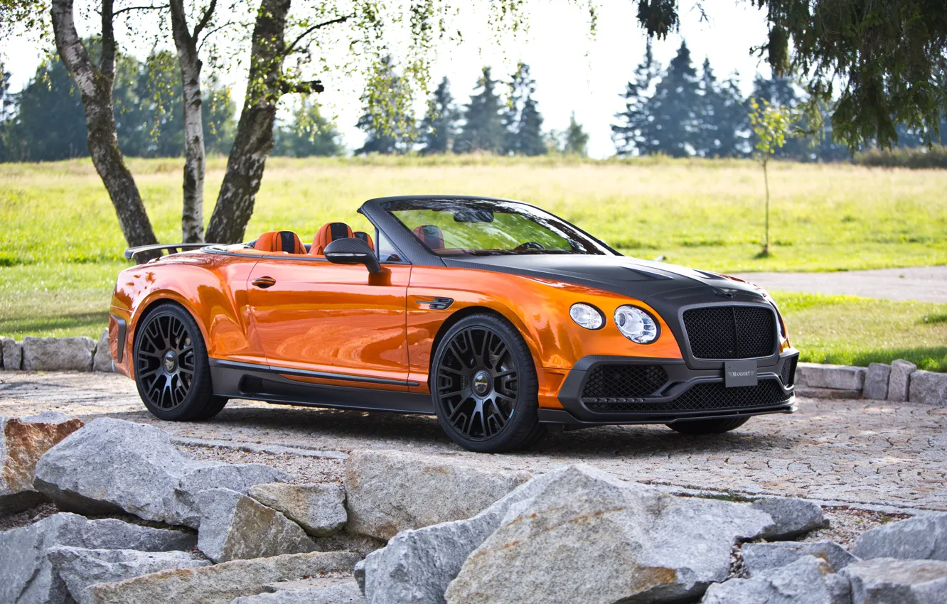 Photo wallpaper Bentley, Continental, Bentley, Mansory, GTC, 2015, continental