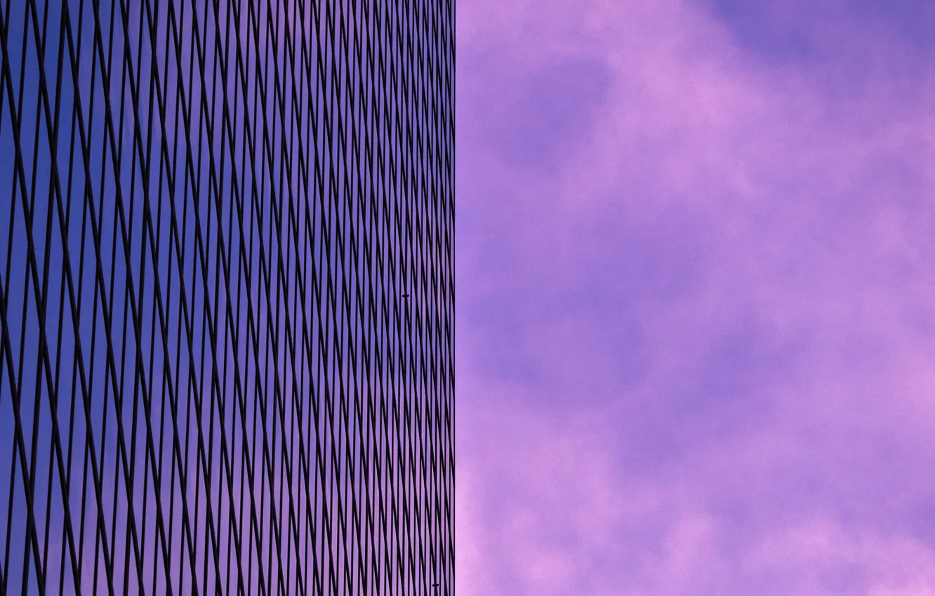 Photo wallpaper the sky, the building, minimalism