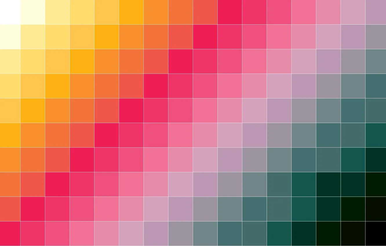 Photo wallpaper color, squares, Mesh