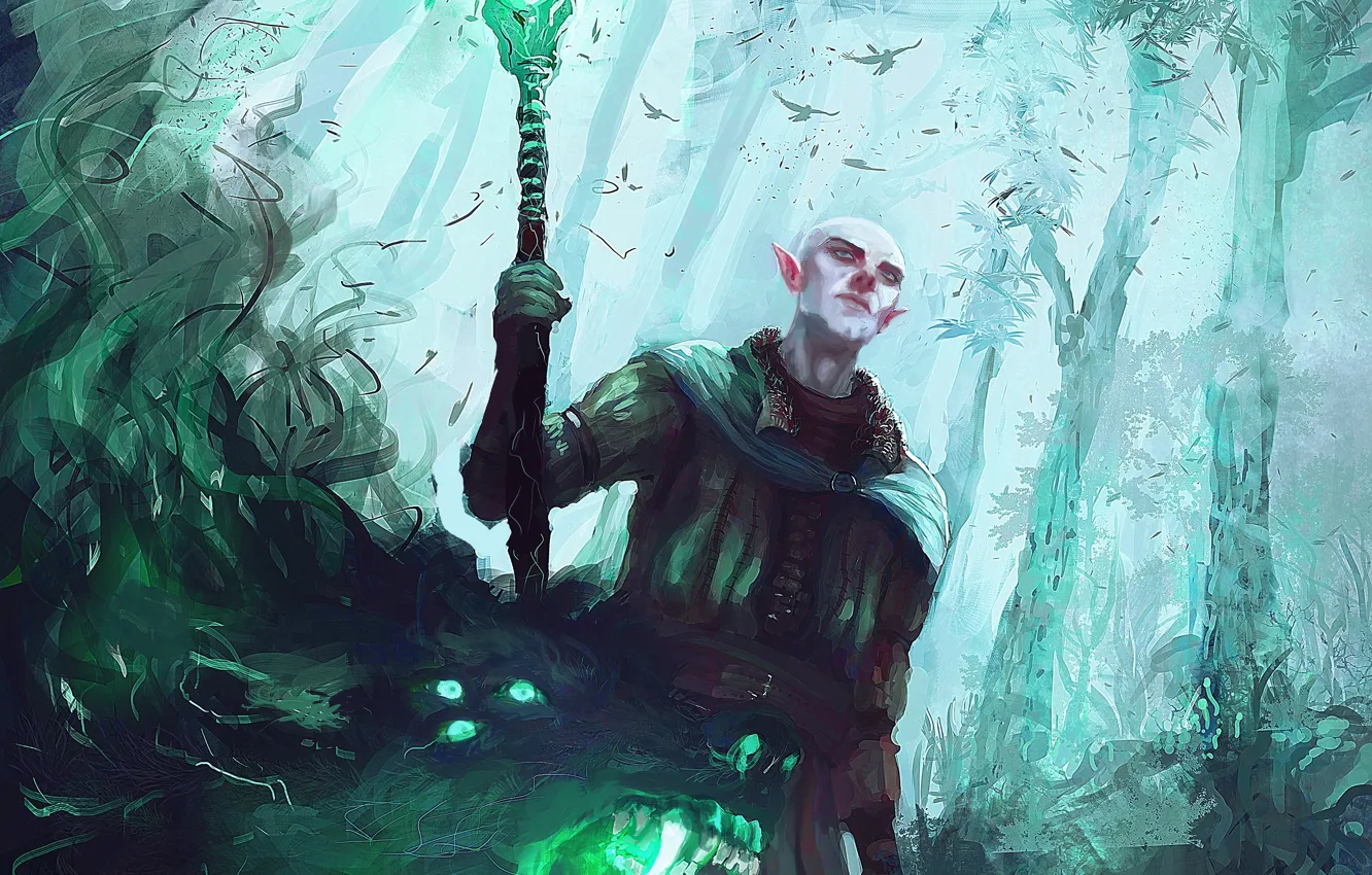 Photo wallpaper elf, MAG, Dragon Age, Dragon Age: Inquisition, Solas