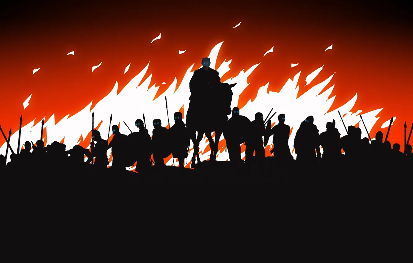 Photo wallpaper fire, minimalism, fire, the series, minimalism, Game Of Thrones, Game of Thrones, the dark background