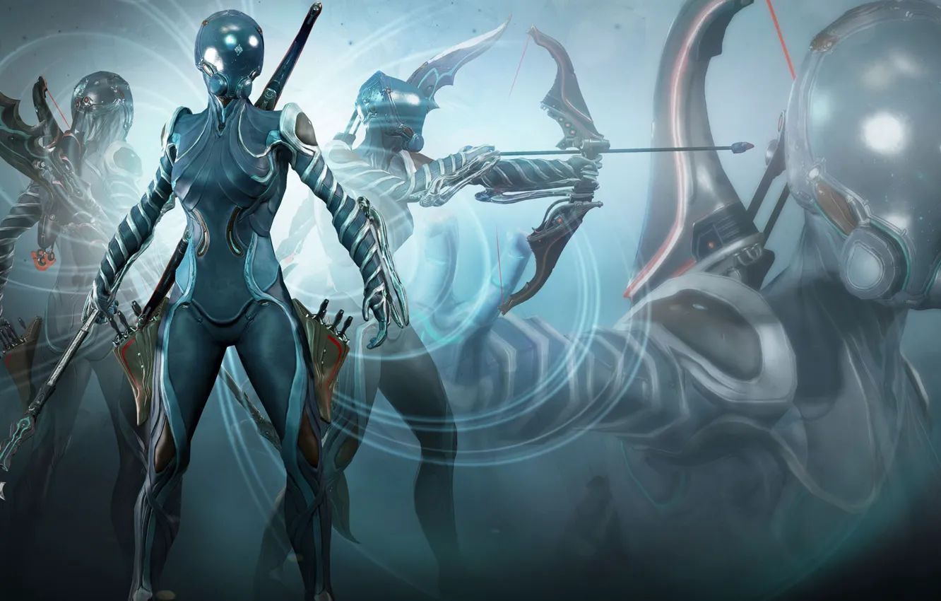 Photo wallpaper fiction, the game, warrior, armor, Warframe