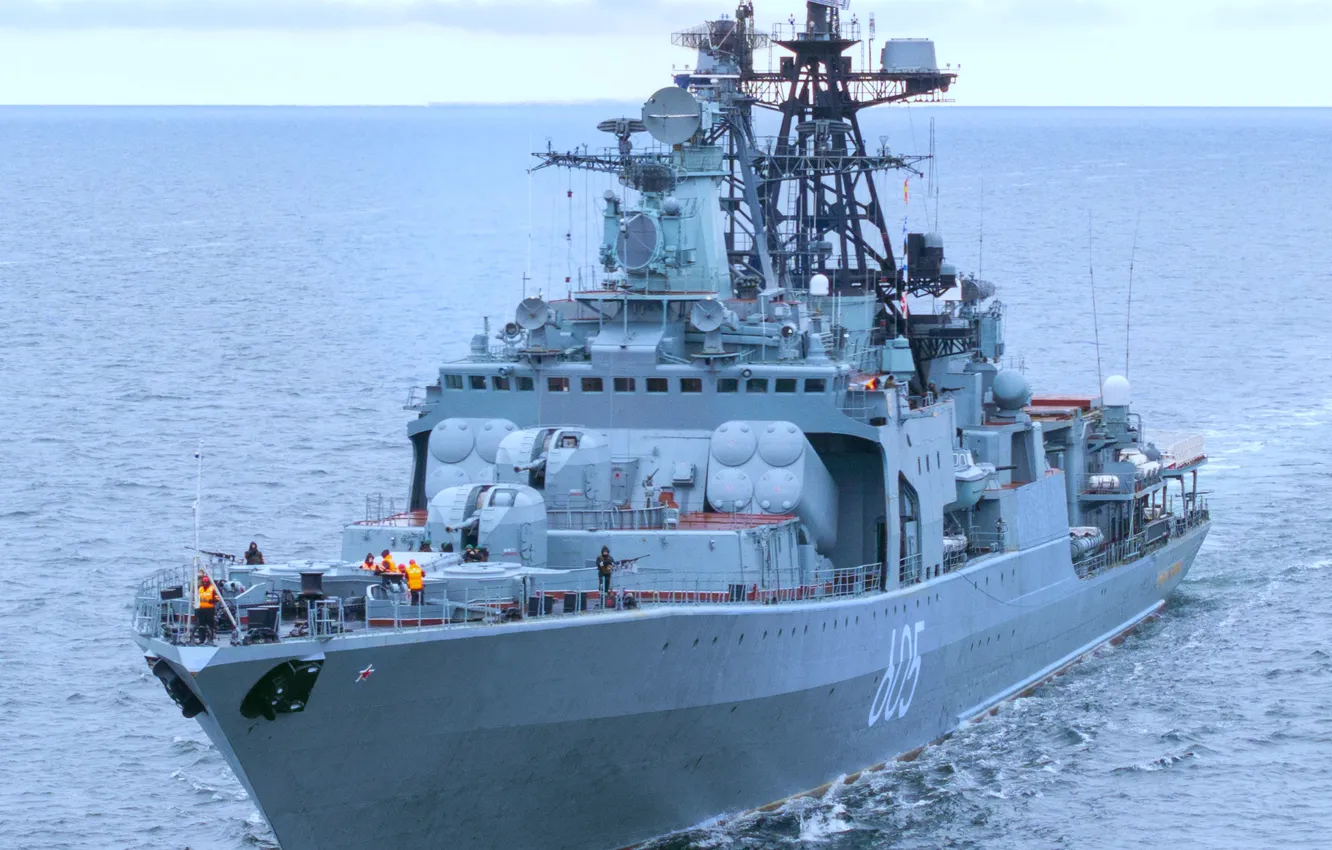Photo wallpaper BOD, project 1155, Admiral Levchenko