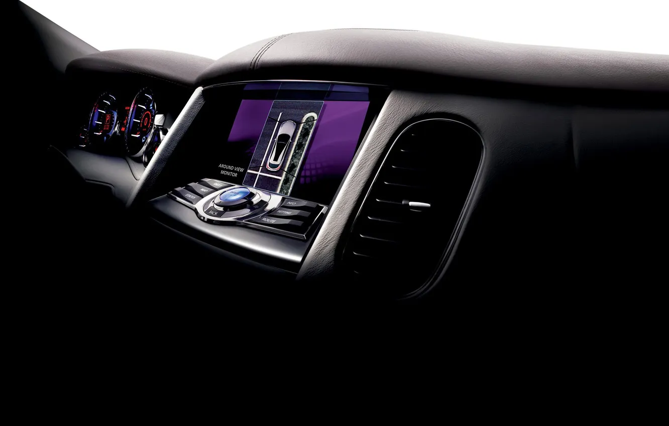 Photo wallpaper interior, Infiniti, media