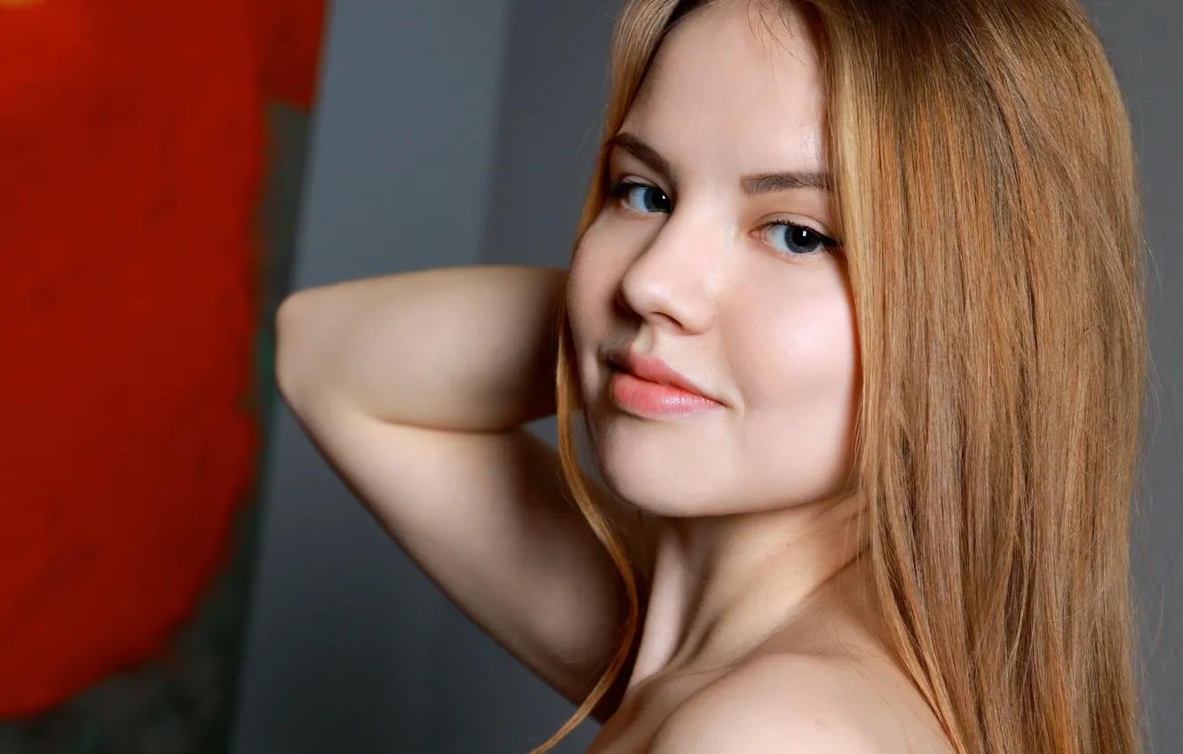 Photo wallpaper look, face, model, Kate Chase