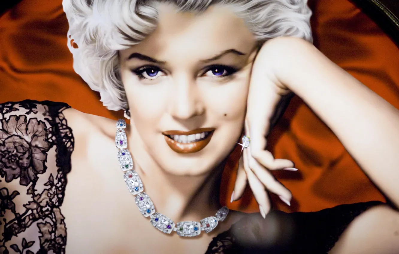 Photo wallpaper face, background, model, actress, singer, Marilyn Monroe, Marilyn Monroe