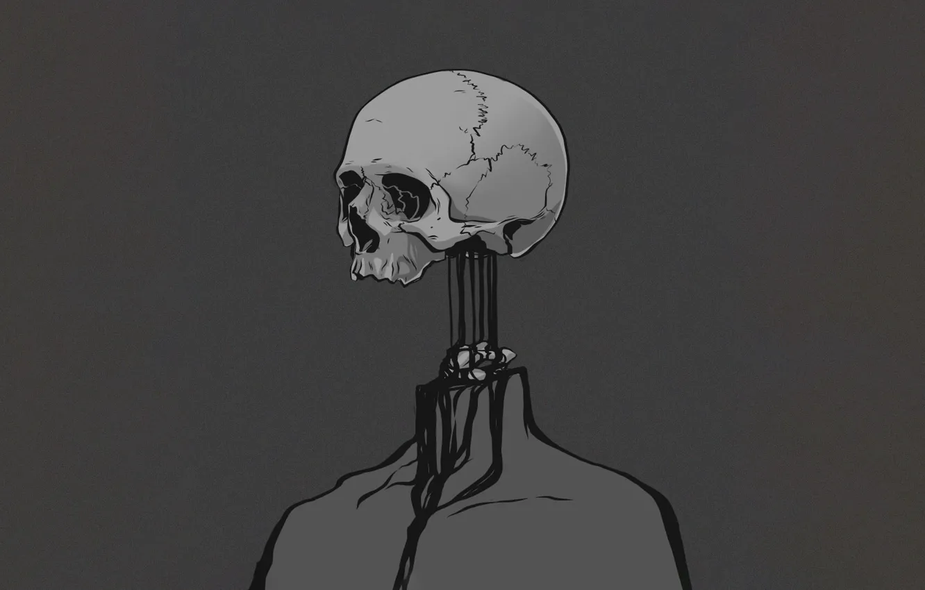 Photo wallpaper blood, minimalism, art, sake, blood, art, Minimalism, B & W