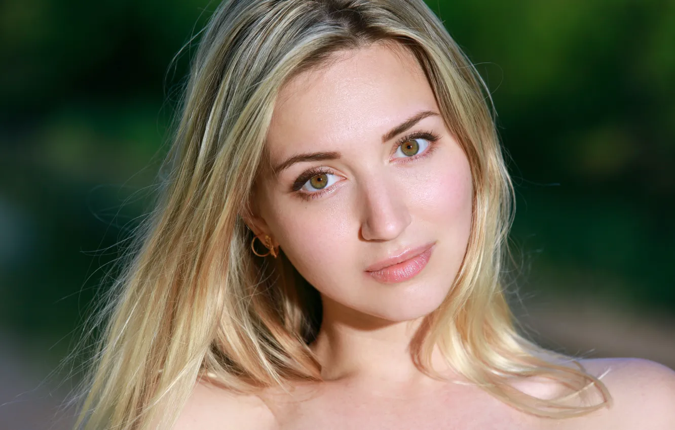 Photo wallpaper girl, sexy, beautiful, short hair, model, pretty, face, blonde