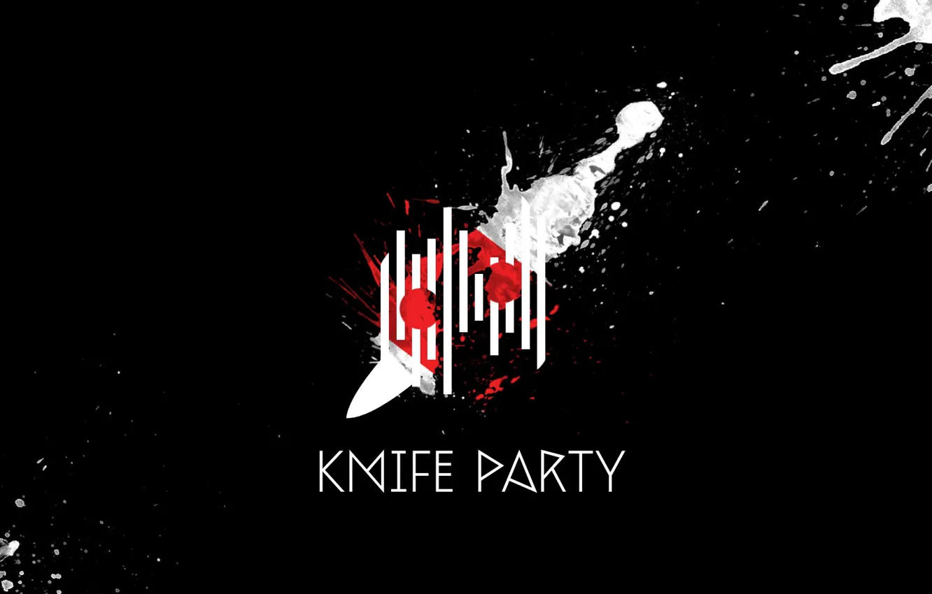 Photo wallpaper Logo, Background, Logo, Knife Party, Knife, Big Beat, Rob Swire, EarStorm