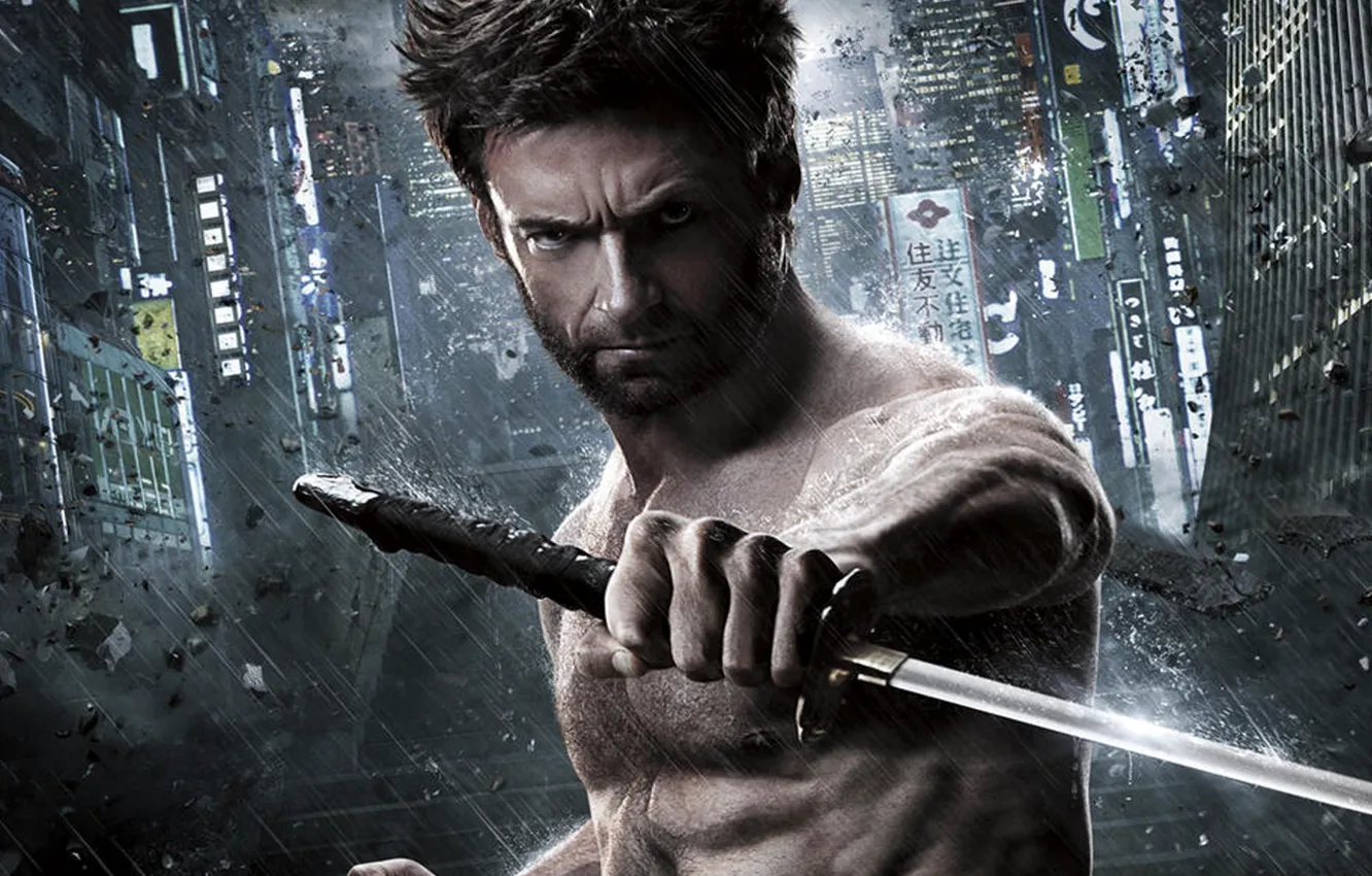 Photo wallpaper Wolverine, Hugh Jackman, Logan, Hugh Jackman, The Wolverine, Wolverine: The Immortal