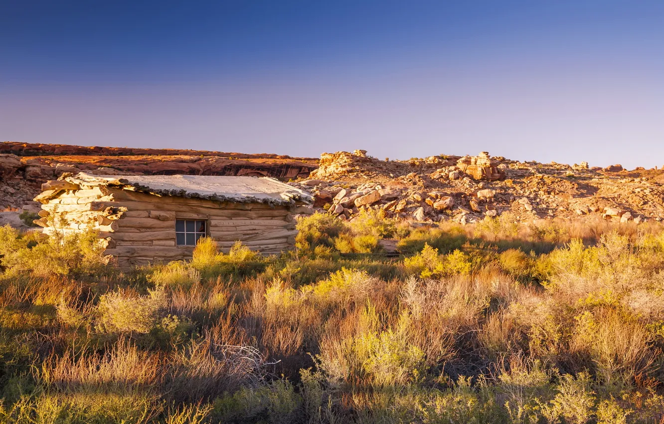 Photo wallpaper field, landscape, home