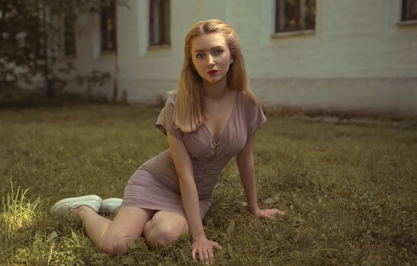 Photo wallpaper girl, sexy, Wallpaper, sweetheart, model, bright, makeup, slim