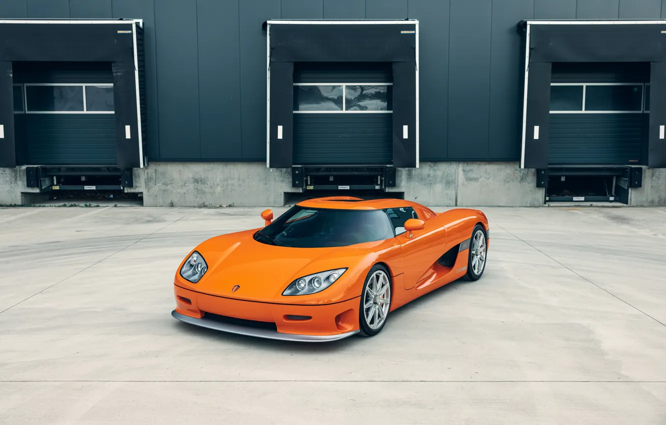 Photo wallpaper orange, Koenigsegg, Koenigsegg, CCR, Koenigsegg CCR