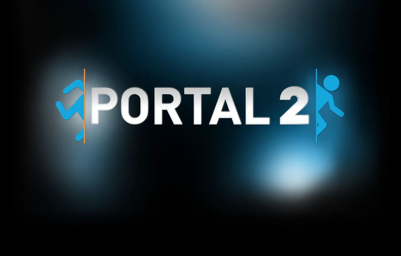 Photo wallpaper steam, Portal 2, Background profile, Portal 2 Logo