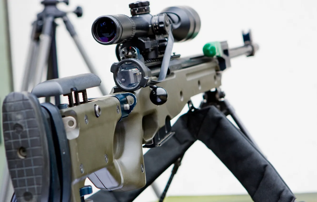 Photo wallpaper sight, sniper rifle, L96