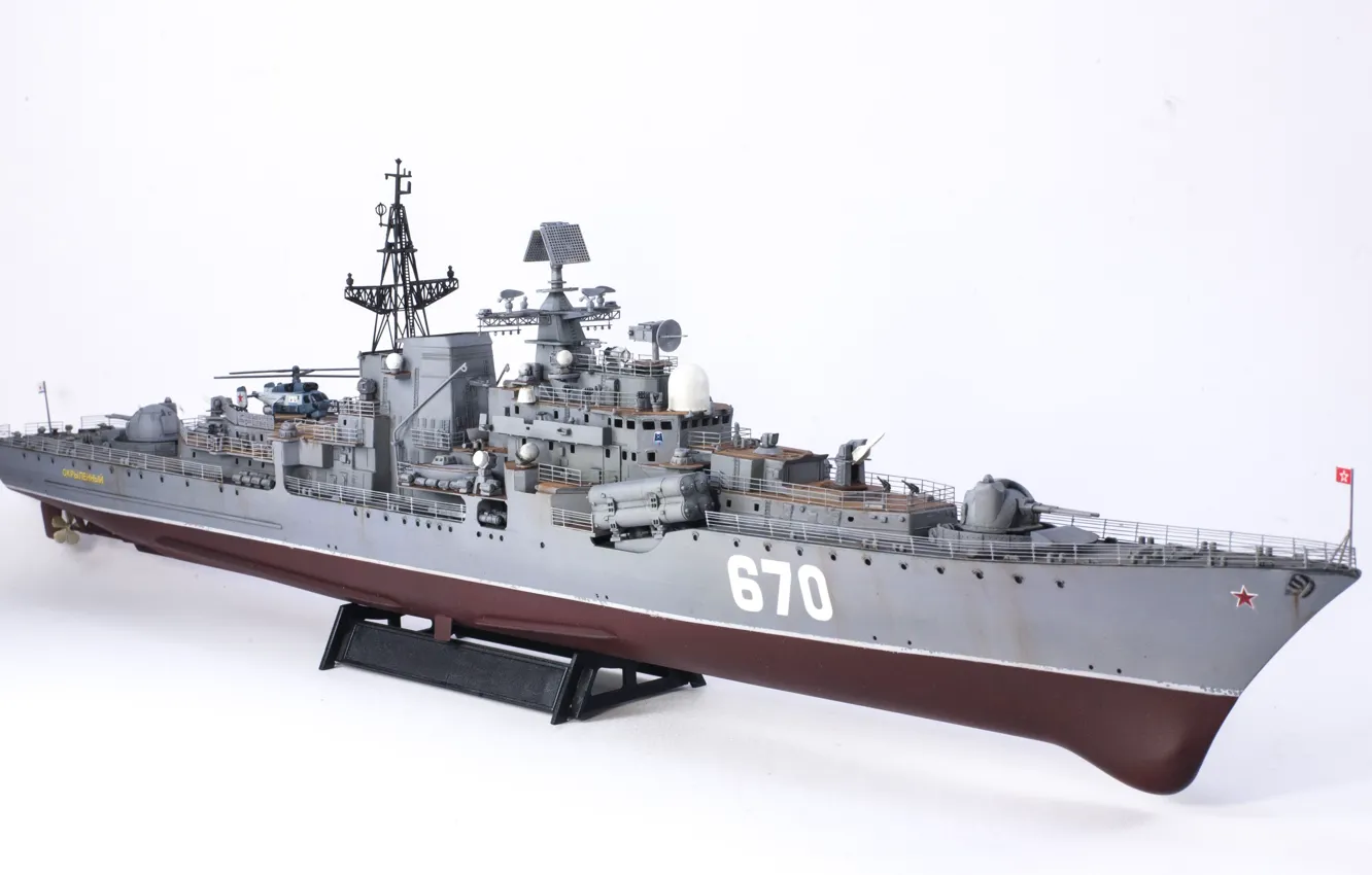 Photo wallpaper model, squadron, destroyer, head, Modern, 670, project 956