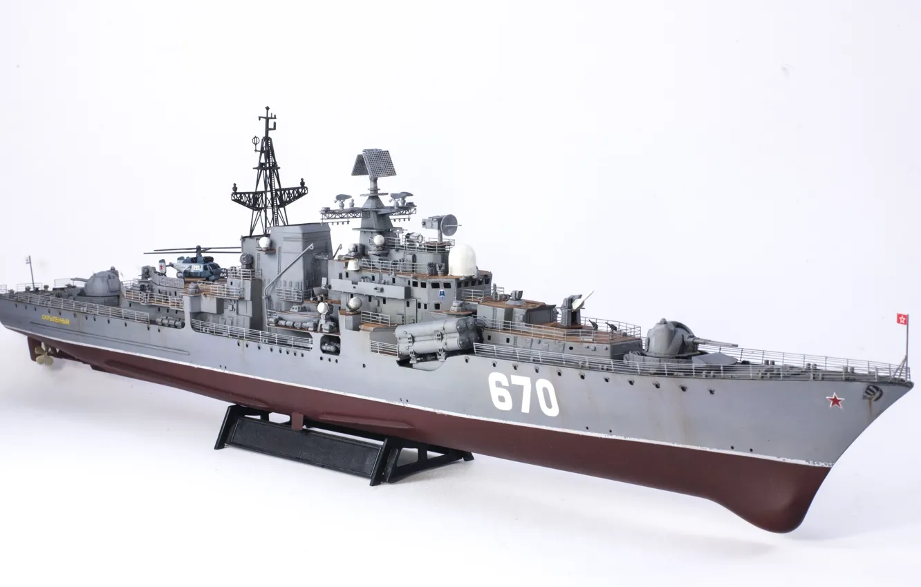 Photo wallpaper model, modern, squadron, destroyer, head, 670, project 956