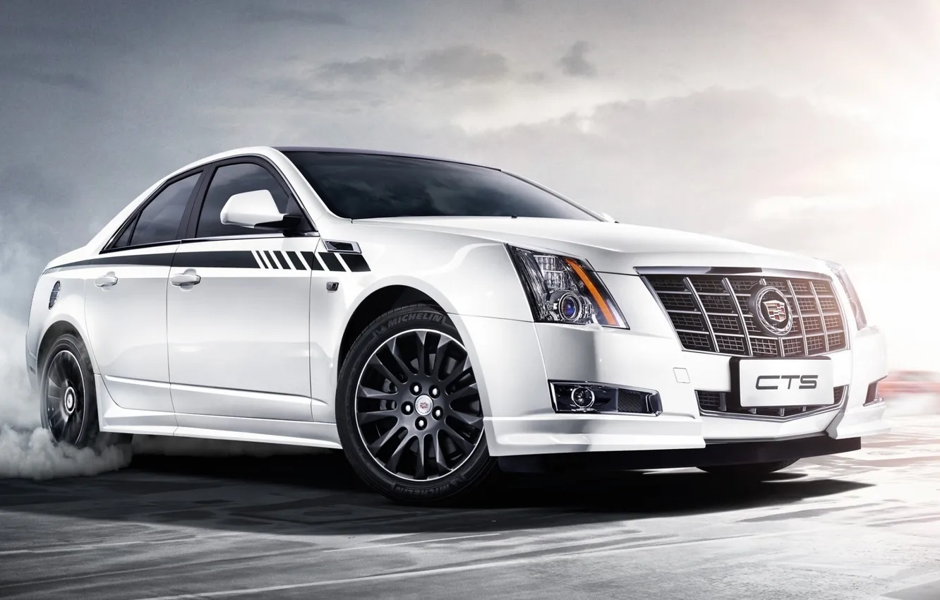 Photo wallpaper Cadillac, CTS, the front, Cadillac, Vday, CTS