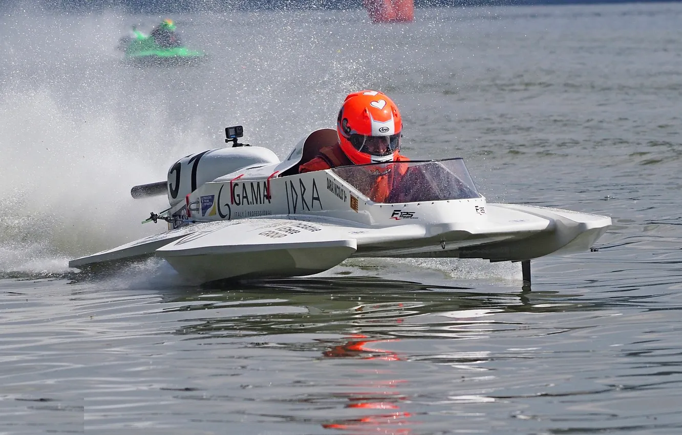 Photo wallpaper race, boat, speed