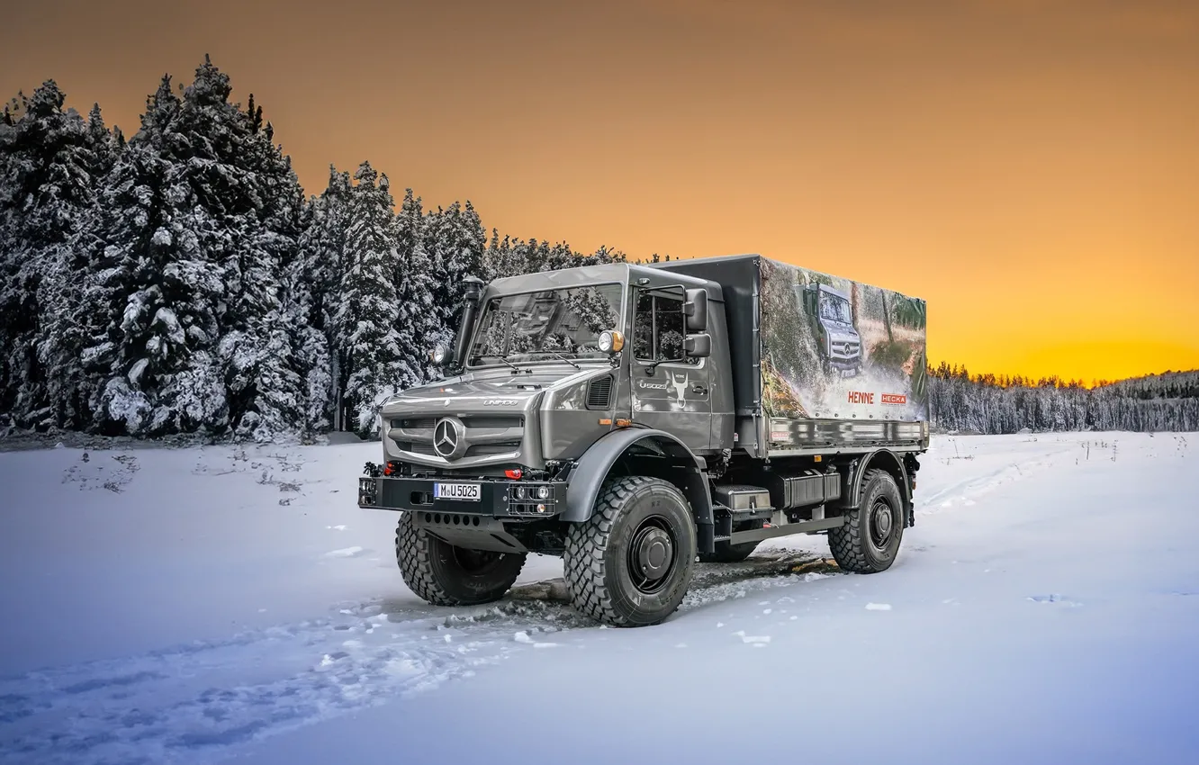 Photo wallpaper 4x4, Mercedes - Benz, Unimog, U 5023