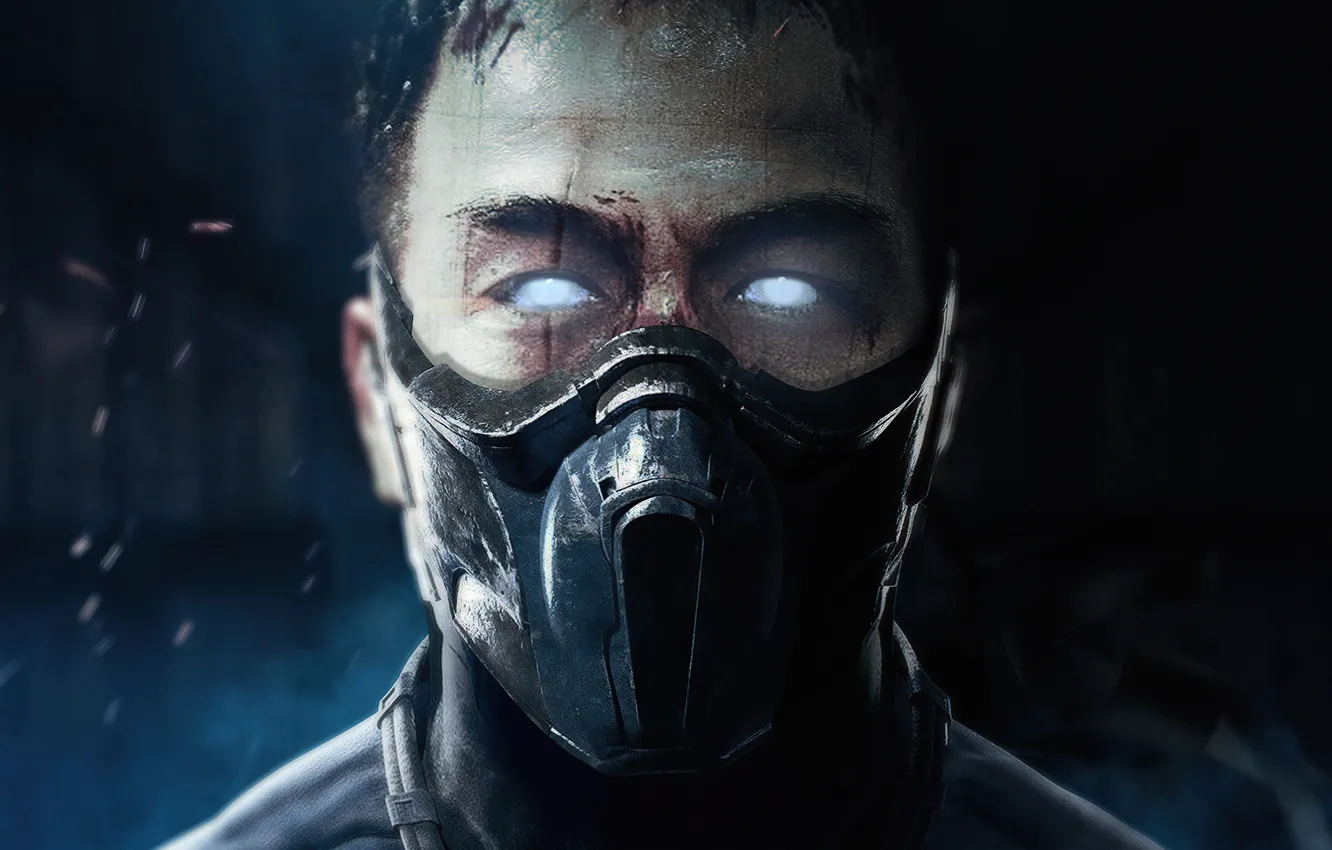 Photo wallpaper sub zero, Kombat, Mortal