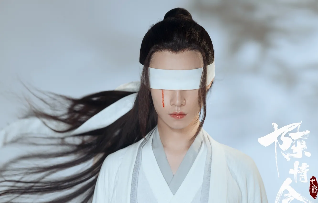 Photo wallpaper blood, guy, eye patch, Mo Dao Zu Shi, Master evil cult, The Untamed, The Indomitable …