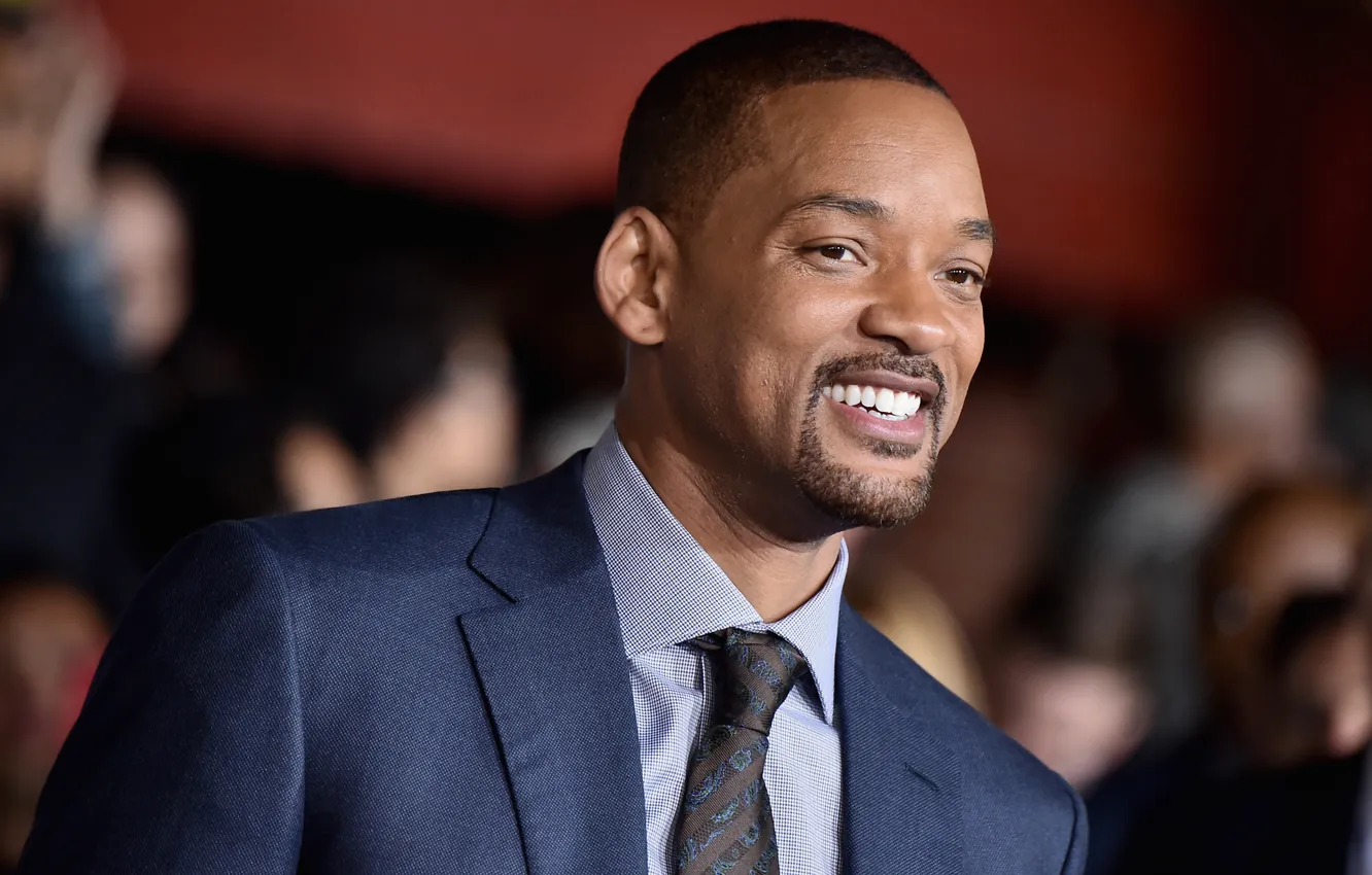 Photo wallpaper smile, photo, portrait, costume, actor, Will Smith, Will Smith