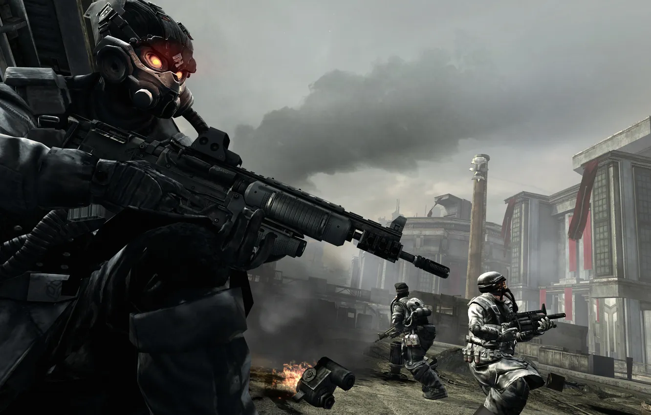 Photo wallpaper weapons, PS3, killzone 2, hellghast