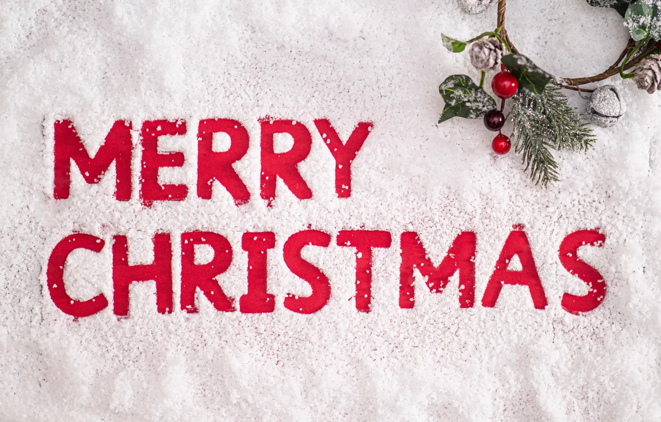 Photo wallpaper Christmas, merry christmas, decoration, Jamie Street