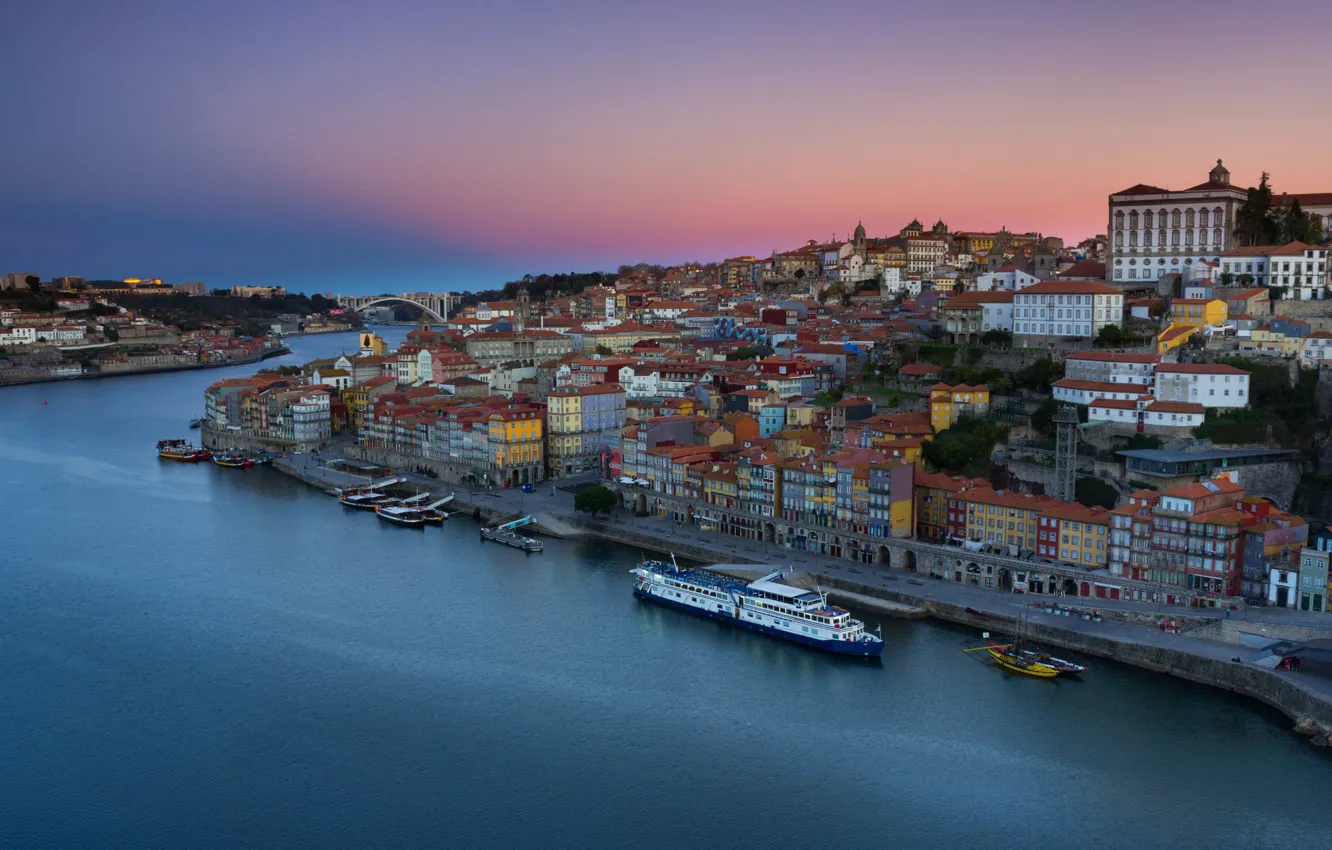Photo wallpaper home, port, panorama, Portugal