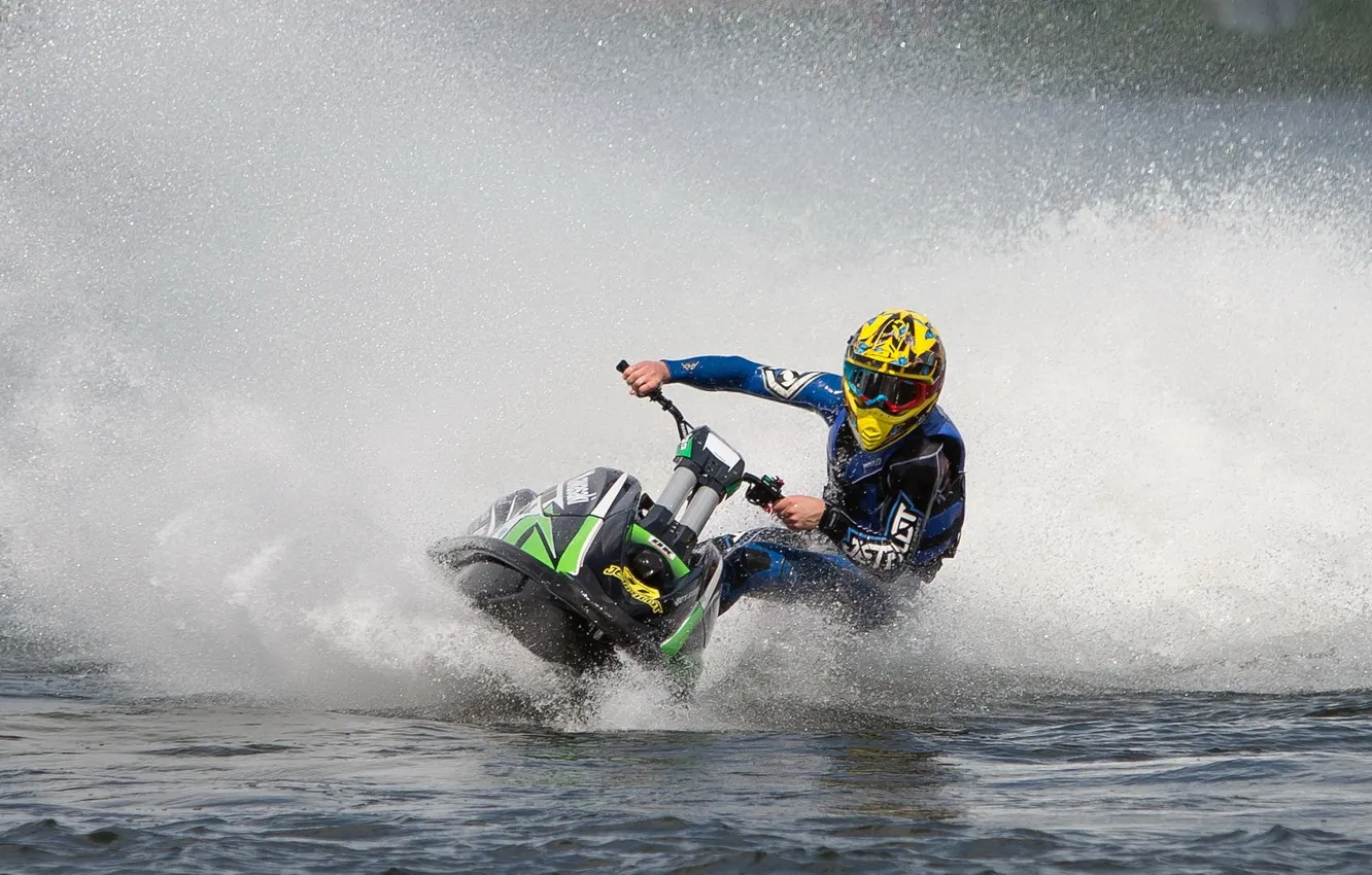 Photo wallpaper squirt, sport, speed