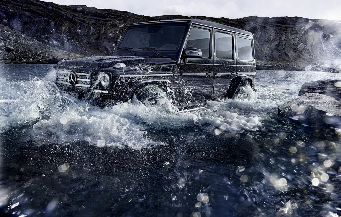 Photo wallpaper G-Class, Mercedes G, Off Road, 2016, Mercedes 2016, 2016 Mercedes-Benz G-Class Wallpaper, 2016 Mercedes-Benz G-Class