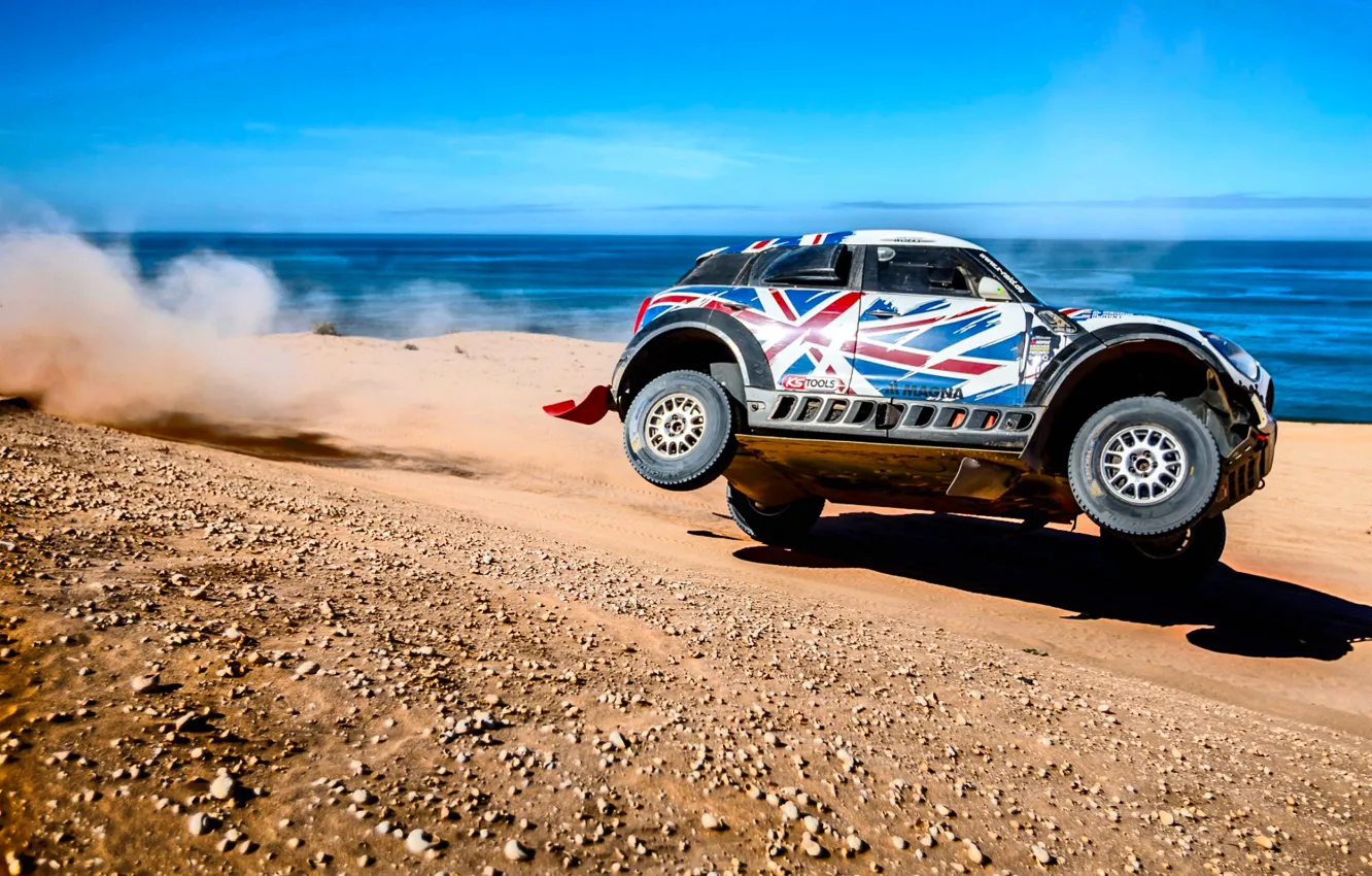 Photo wallpaper sand, sea, beach, race, coast, sport, desert, two