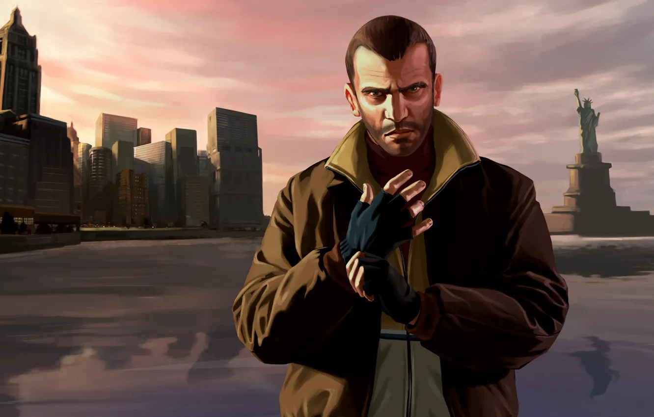Photo wallpaper Nico, GTA IV, GTA 4, Bellic, Bellic, Niko, Grand Theft Auto