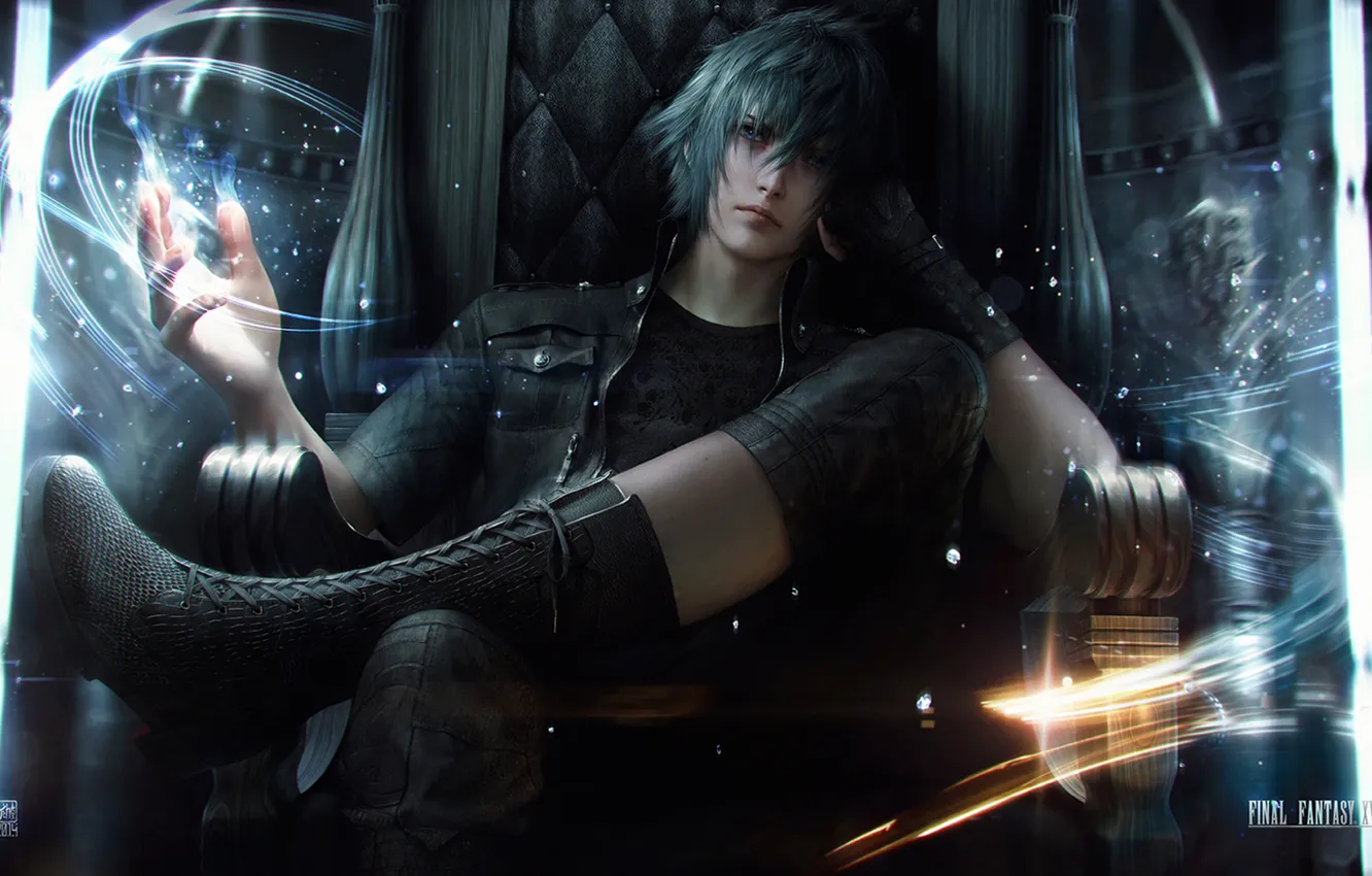 Photo wallpaper guy, Final Fantasy, final fantasy 13, Night Light Sky