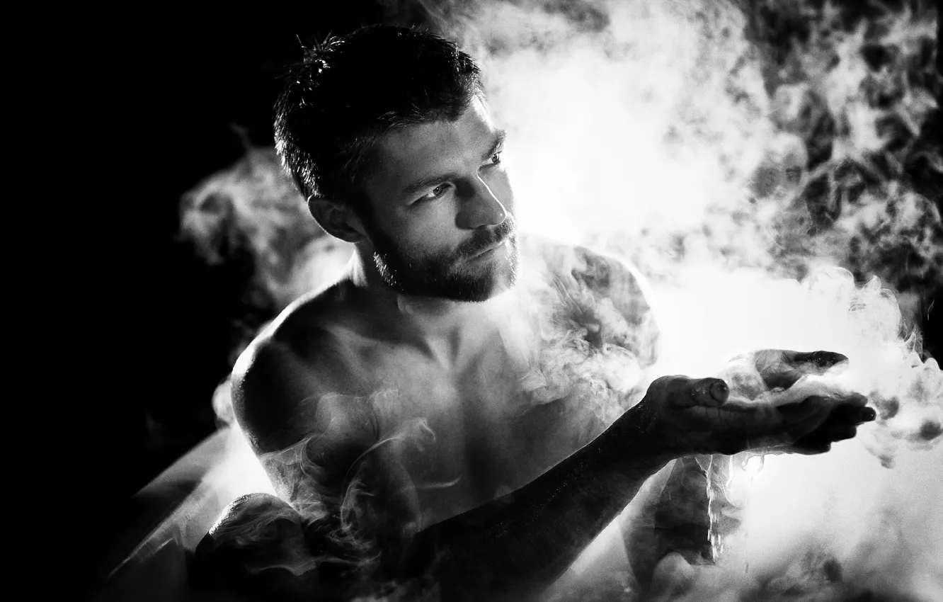 Photo wallpaper background, Spartacus, LIAM McINTYRE