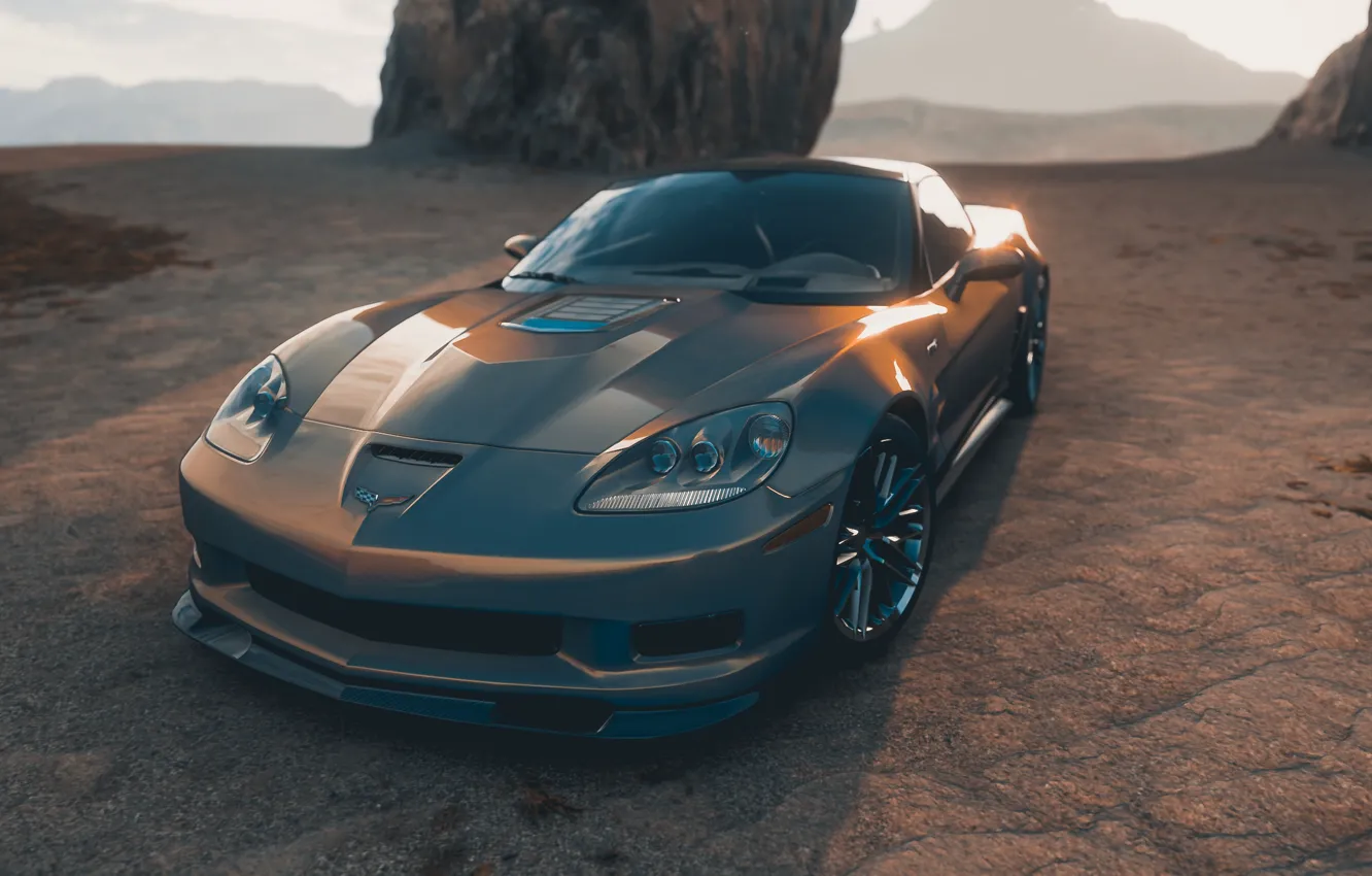 Photo wallpaper ZR1, Chevrolet Corvette, forza, quality, Forza Horizon 5