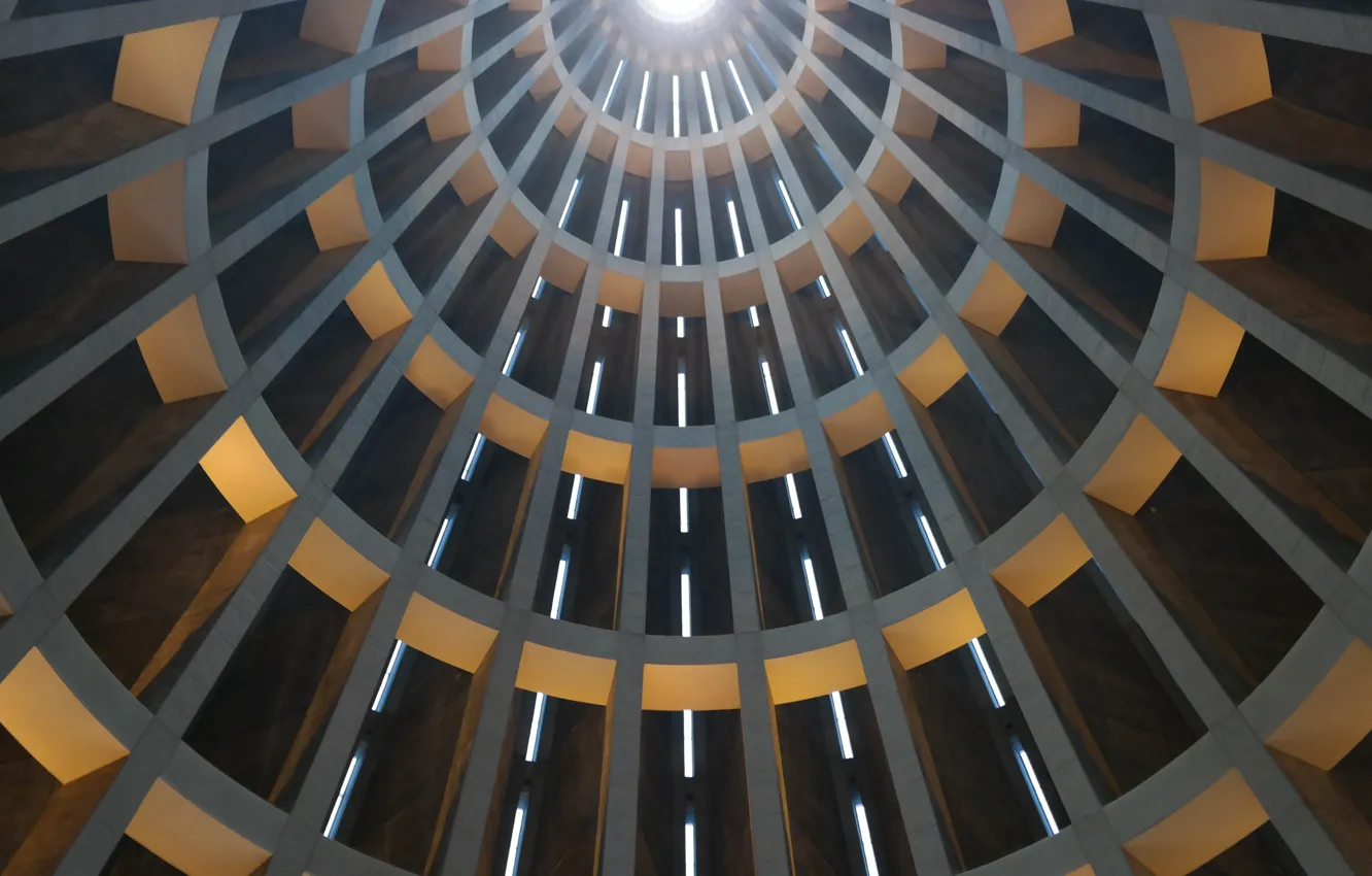 Photo wallpaper Italy, cone, Syracuse, Sicily, the Church of Madonna delle lacrime